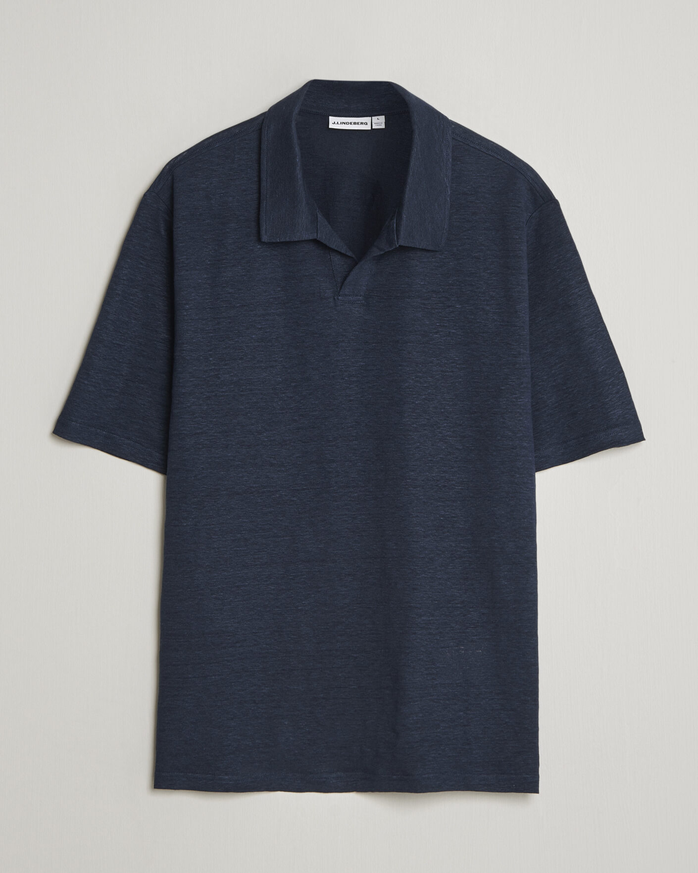 Homme | Polos | J.Lindeberg | Roy Linen Polo JL Navy