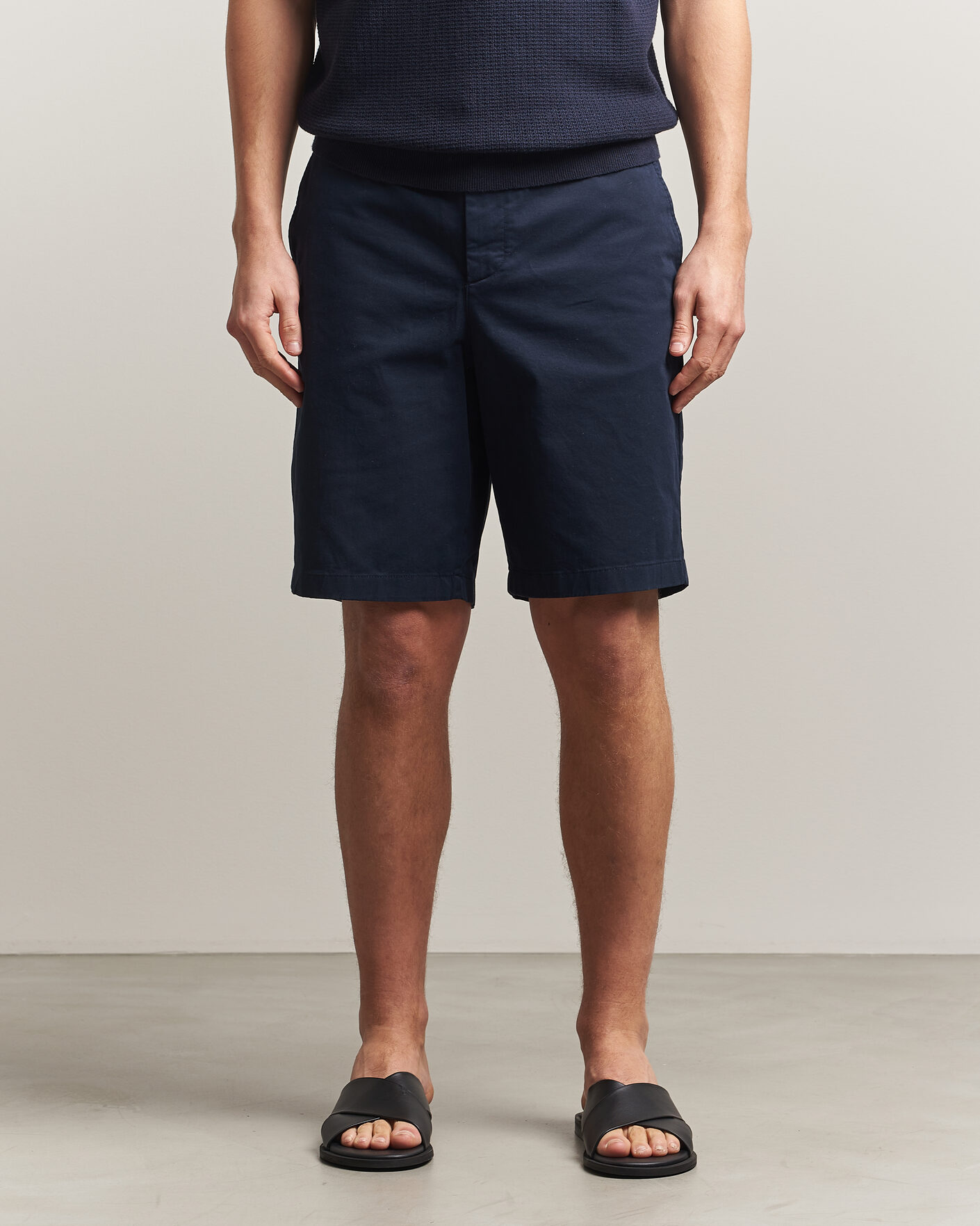 Homme | Shorts | J.Lindeberg | Shane Cotton Stretch Shorts JL Navy