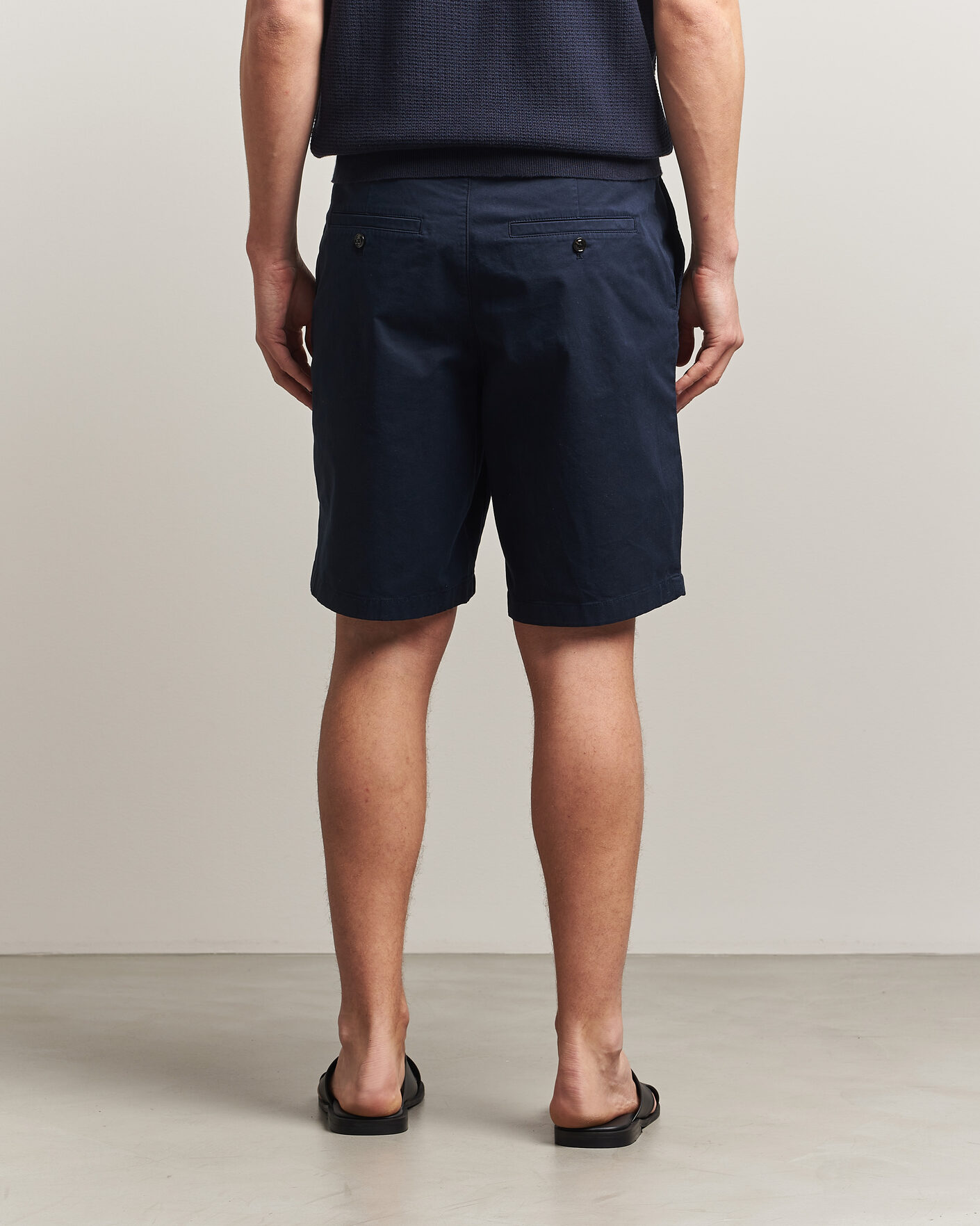 Homme | Shorts | J.Lindeberg | Shane Cotton Stretch Shorts JL Navy