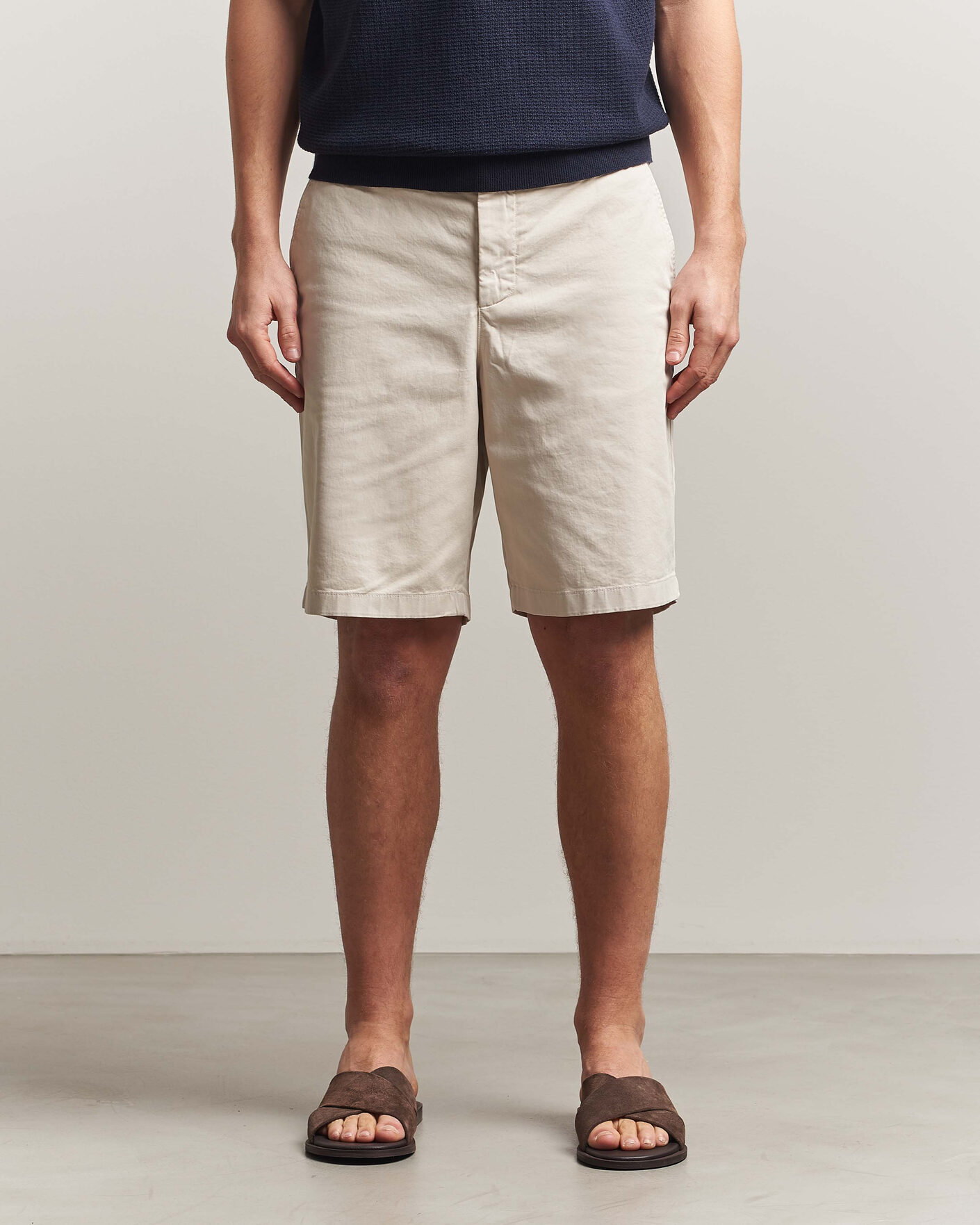 Homme | Shorts | J.Lindeberg | Shane Cotton Stretch Shorts Moonbeam