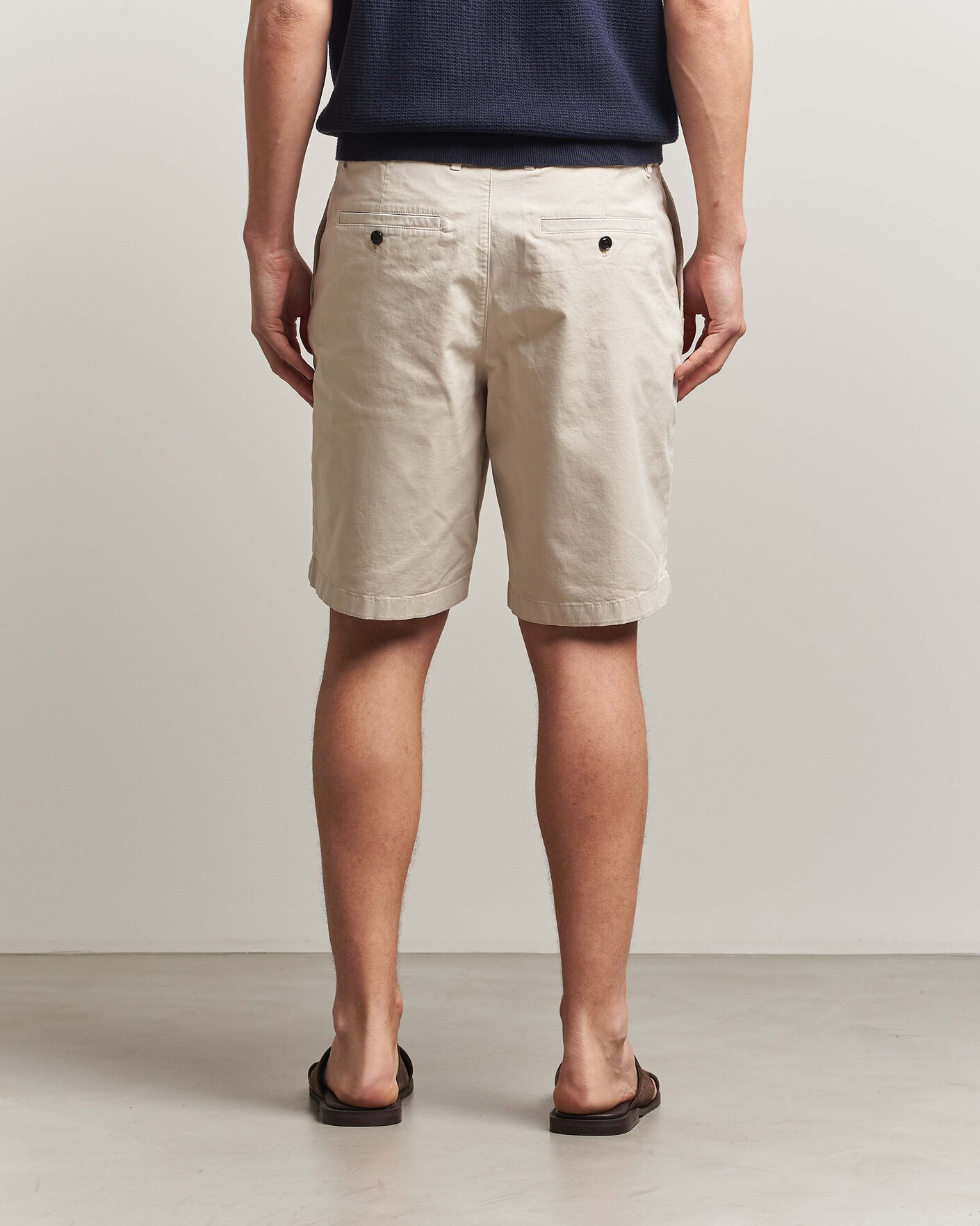 Homme | Shorts | J.Lindeberg | Shane Cotton Stretch Shorts Moonbeam