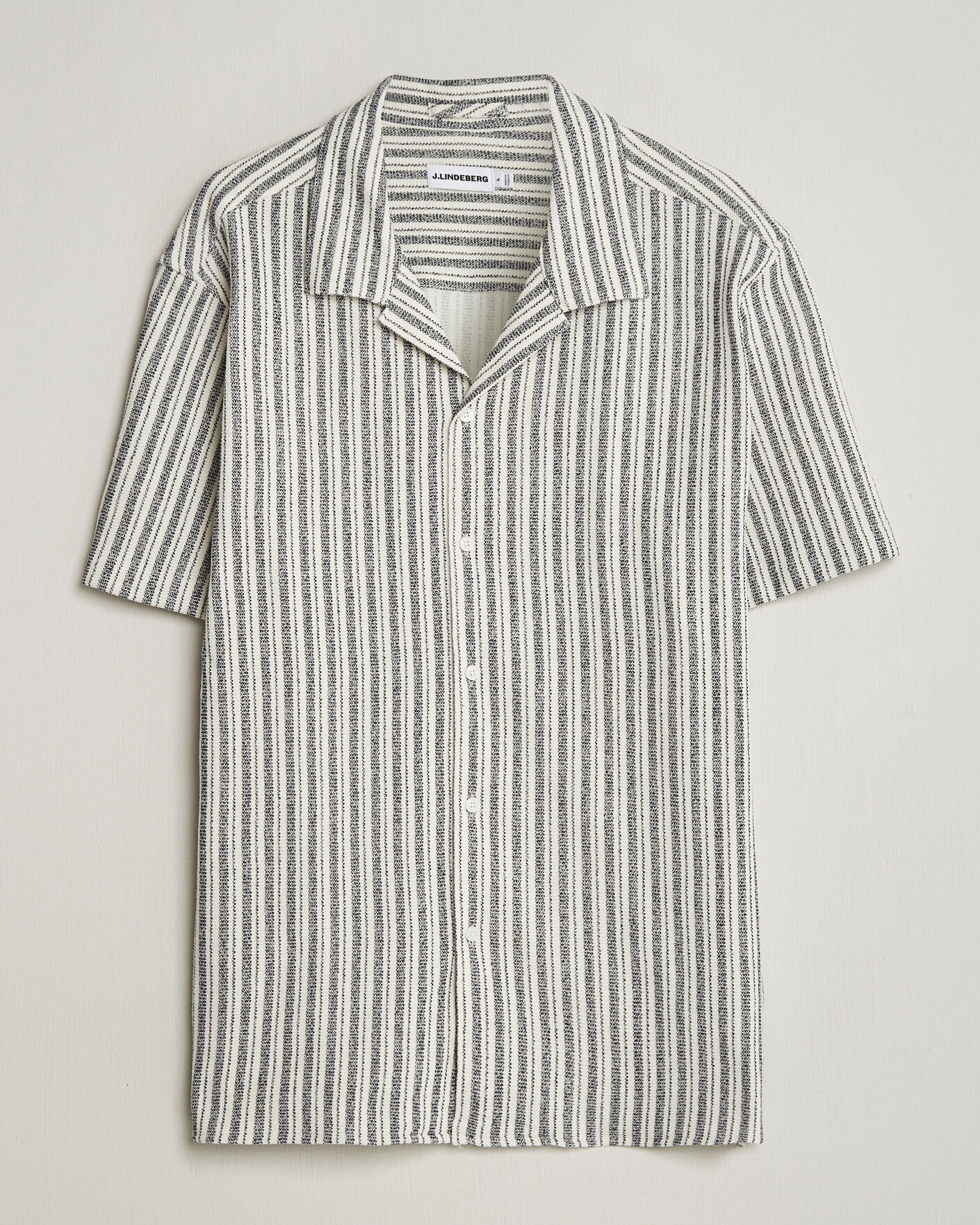 Homme | Chemises | J.Lindeberg | Elio Structure Resort Shirt JL Navy