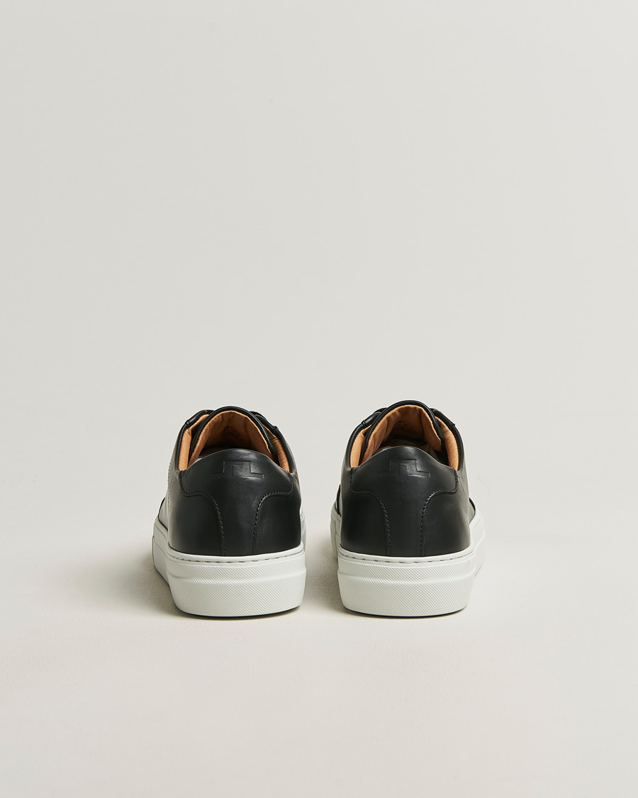 Homme | Baskets | J.Lindeberg | Art Signature Leather Sneaker Black