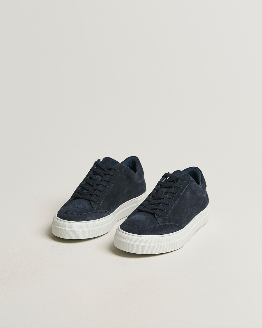 Homme | Baskets | J.Lindeberg | Art Signature Suede Sneaker JL Navy