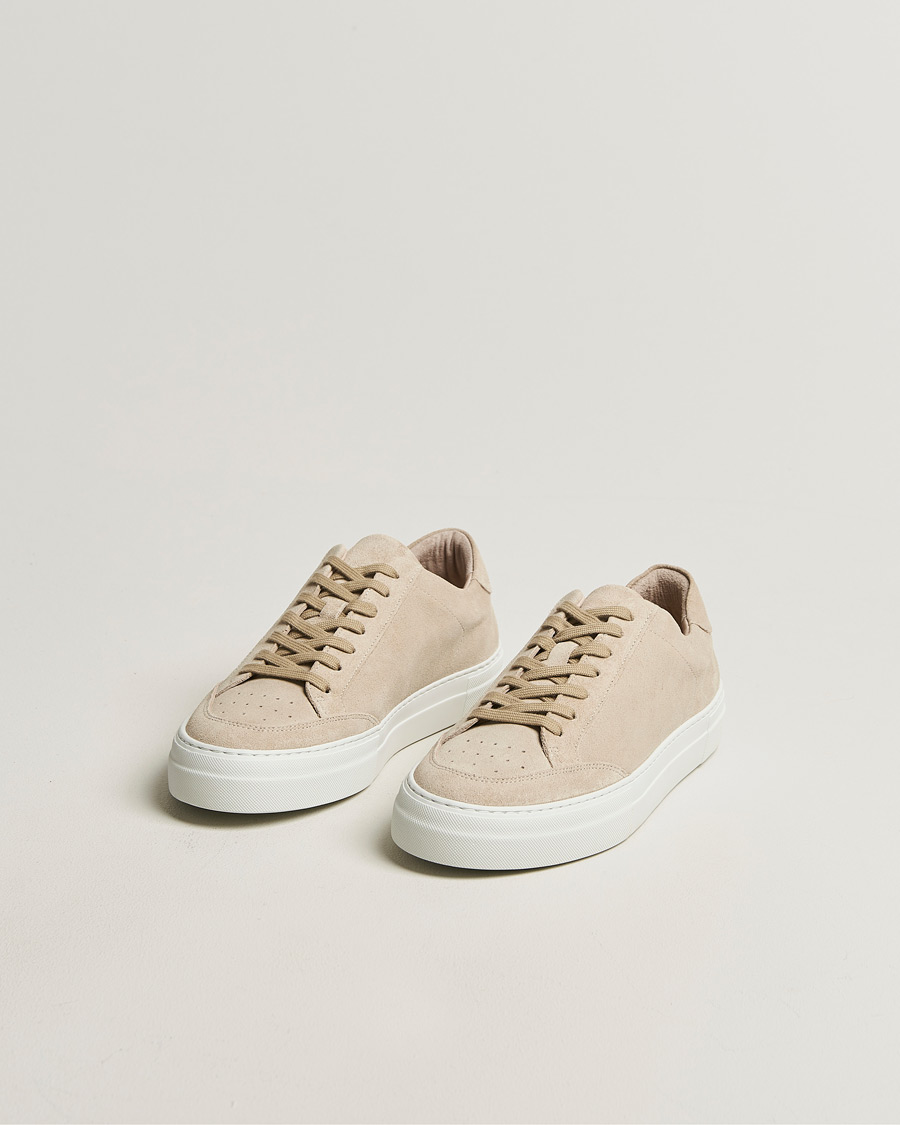 Homme | Baskets | J.Lindeberg | Art Signature Suede Sneaker Moonbeam
