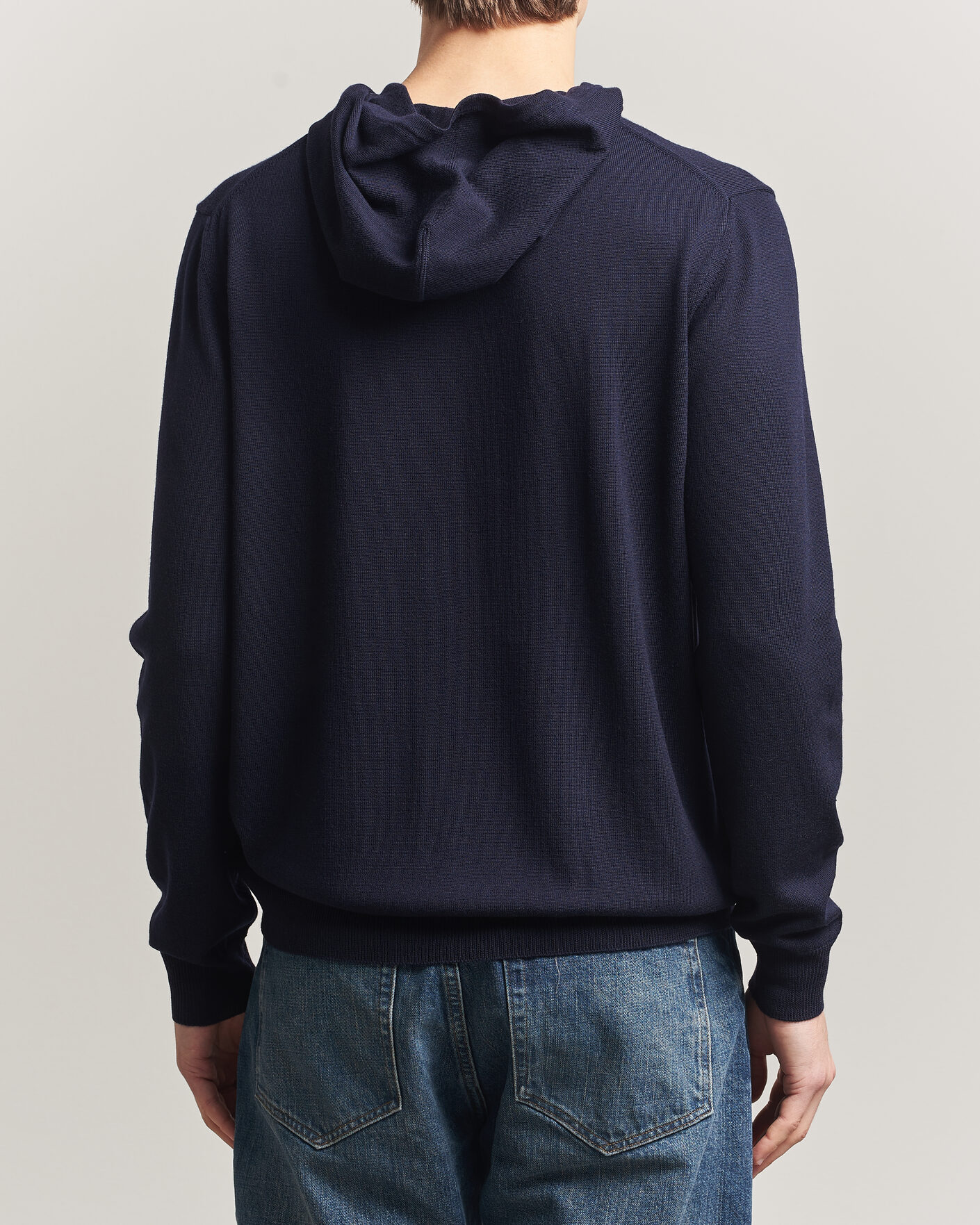 Homme | Pulls Et Tricots | J.Lindeberg | Karl Merino Hoodie JL Navy