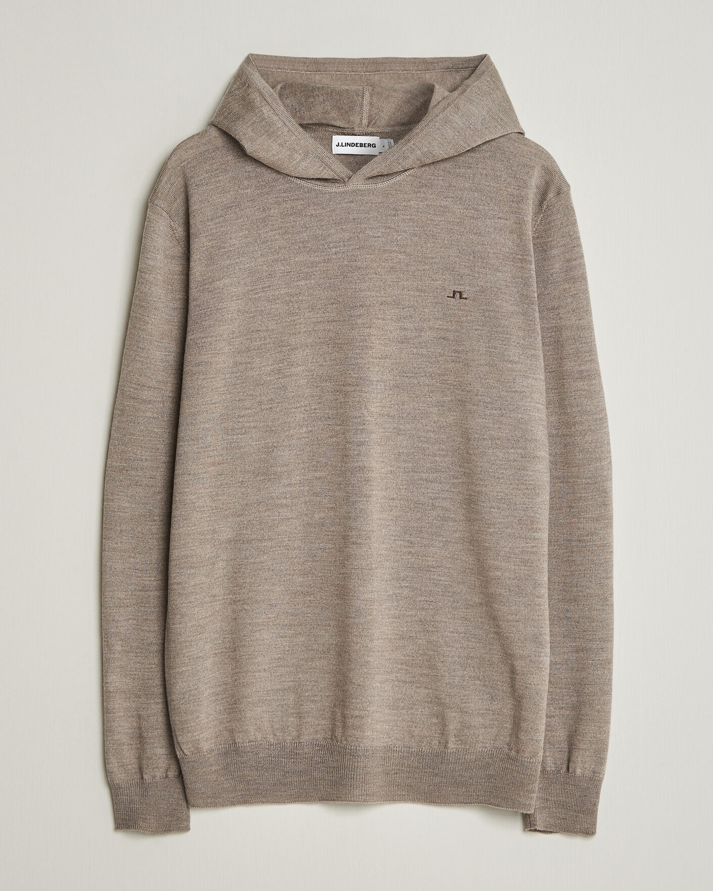 Homme | Pulls Et Tricots | J.Lindeberg | Karl Merino Hoodie Brindle Melange