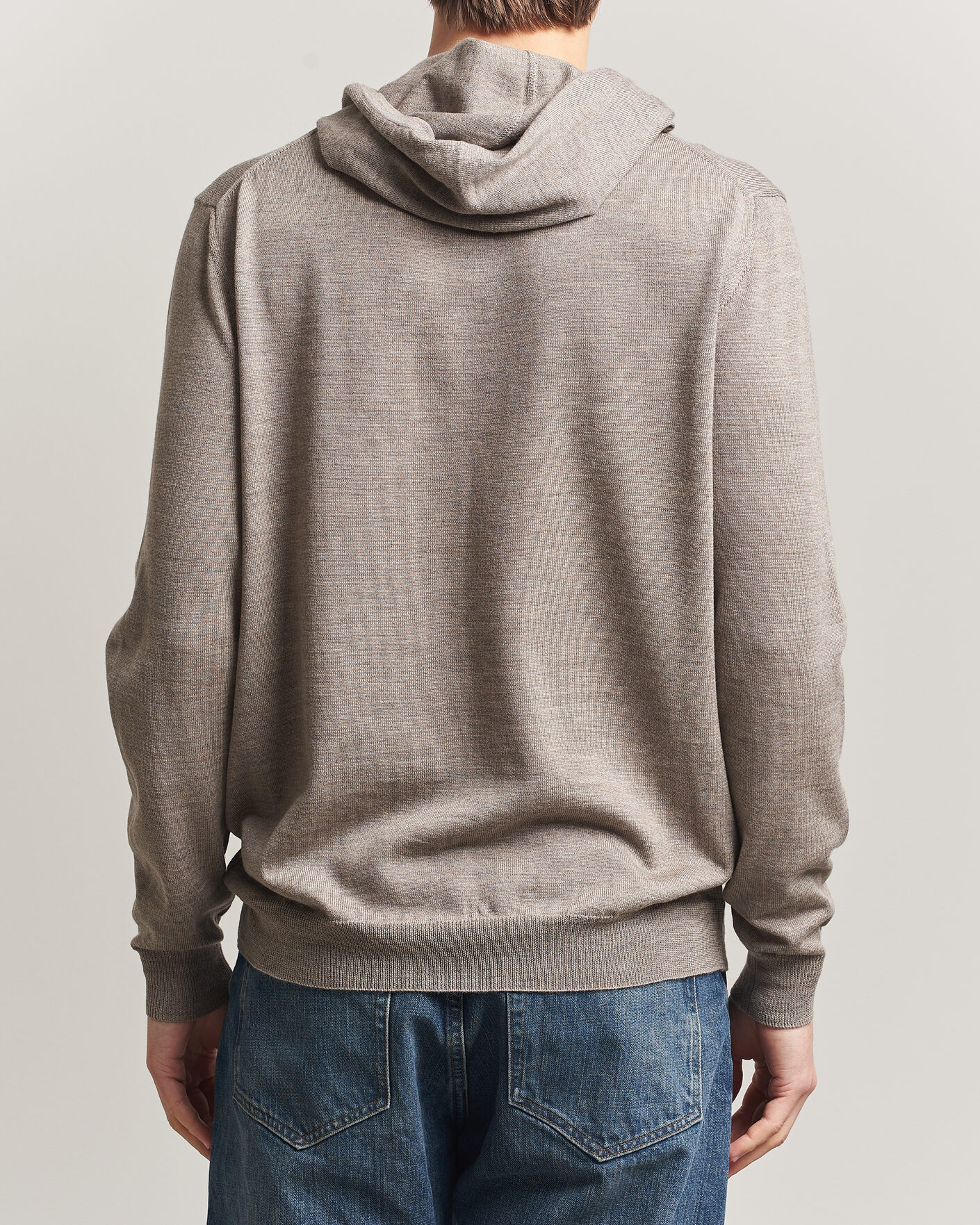 Homme | Pulls Et Tricots | J.Lindeberg | Karl Merino Hoodie Brindle Melange