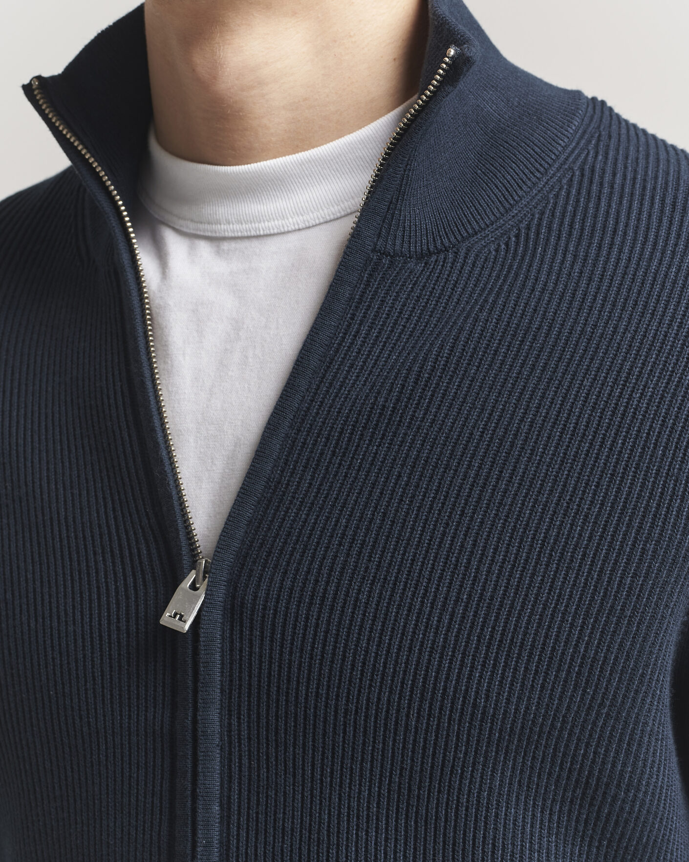 Homme | Pulls Et Tricots | J.Lindeberg | Alexis Full Zip Cardigan JL Navy