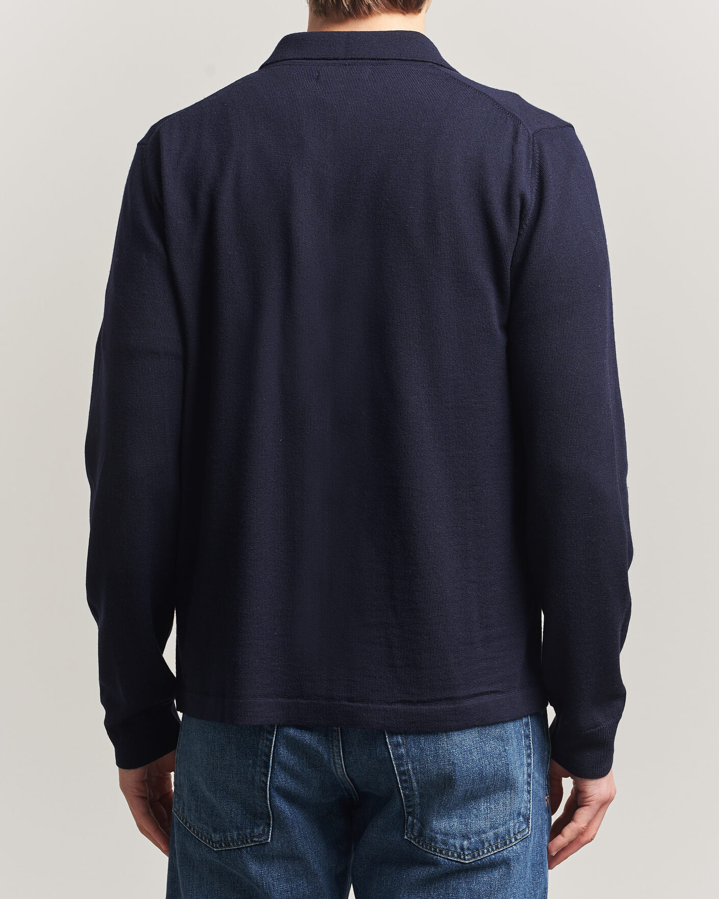 Homme | Pulls Et Tricots | J.Lindeberg | Kaleb Merino Cardigan JL Navy