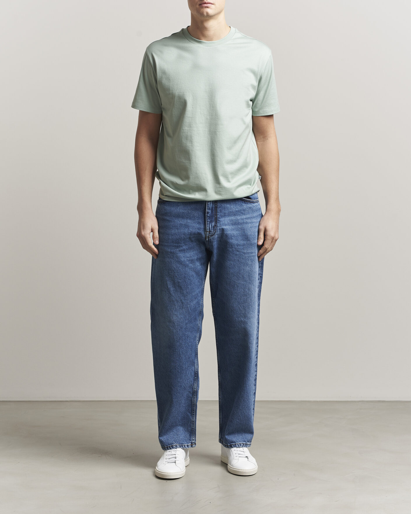 Homme | T-shirts | J.Lindeberg | Sid Basic T-Shirt Jadeite