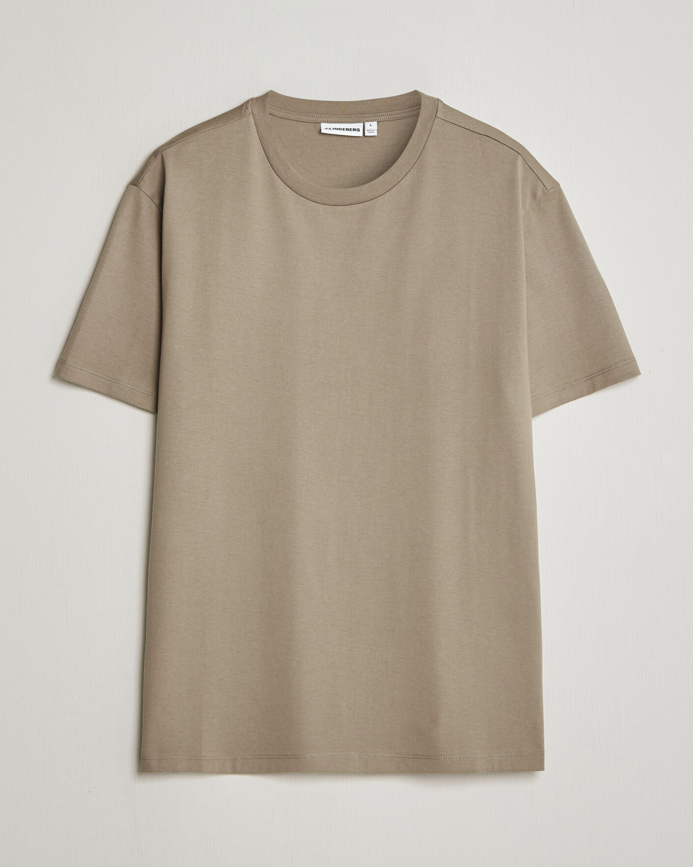 Homme | T-shirts | J.Lindeberg | Sid Basic T-Shirt Brindle