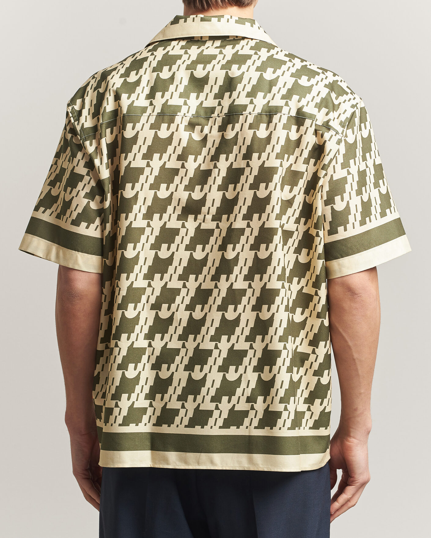 Homme | Chemises | J.Lindeberg | Ellis Border Resort Shirt Glitch Kalamata