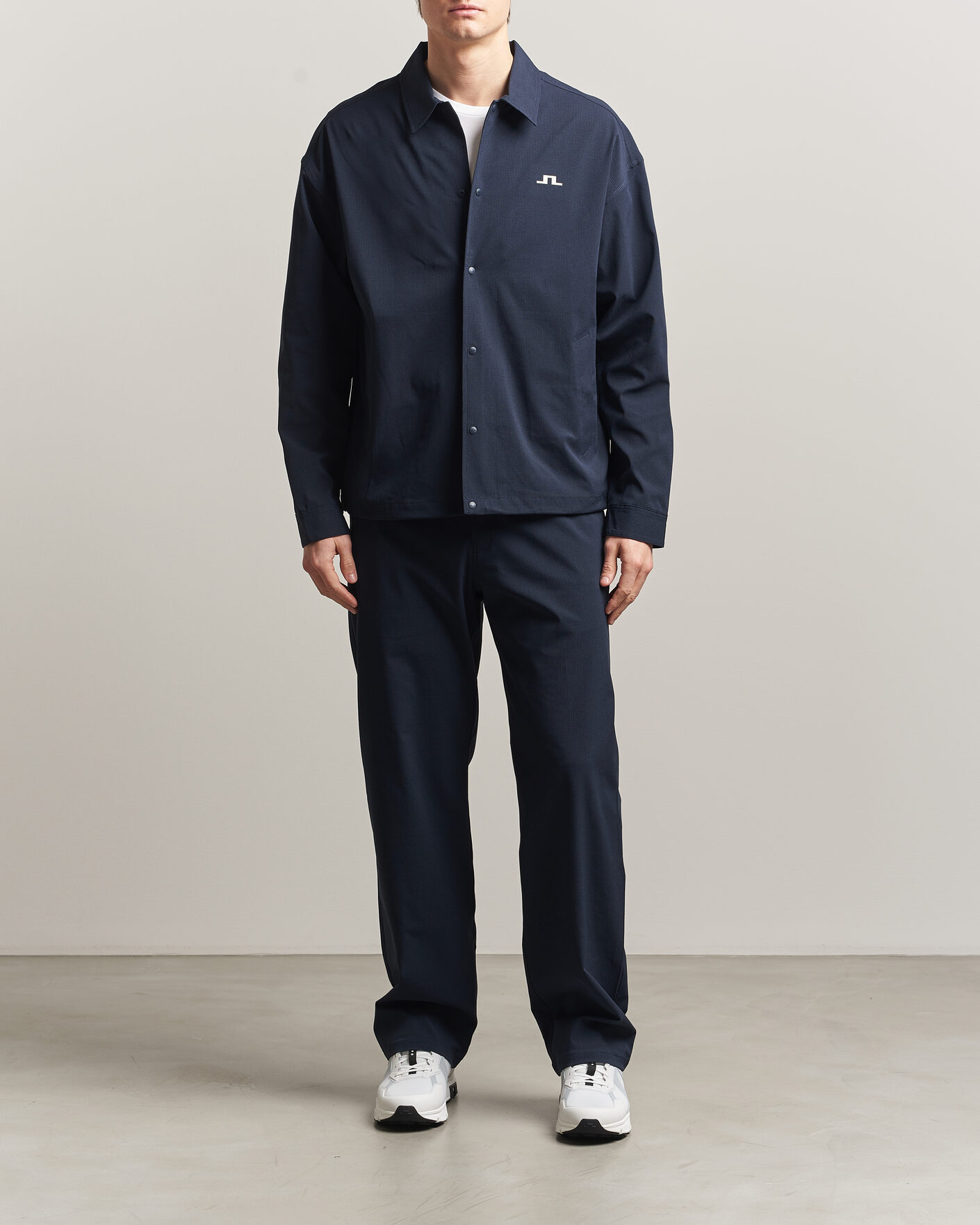 Homme | Chemises | J.Lindeberg | Dex Coach Overshirt JL Navy