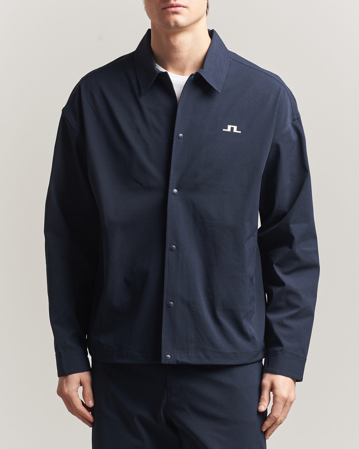 Homme | Chemises | J.Lindeberg | Dex Coach Overshirt JL Navy