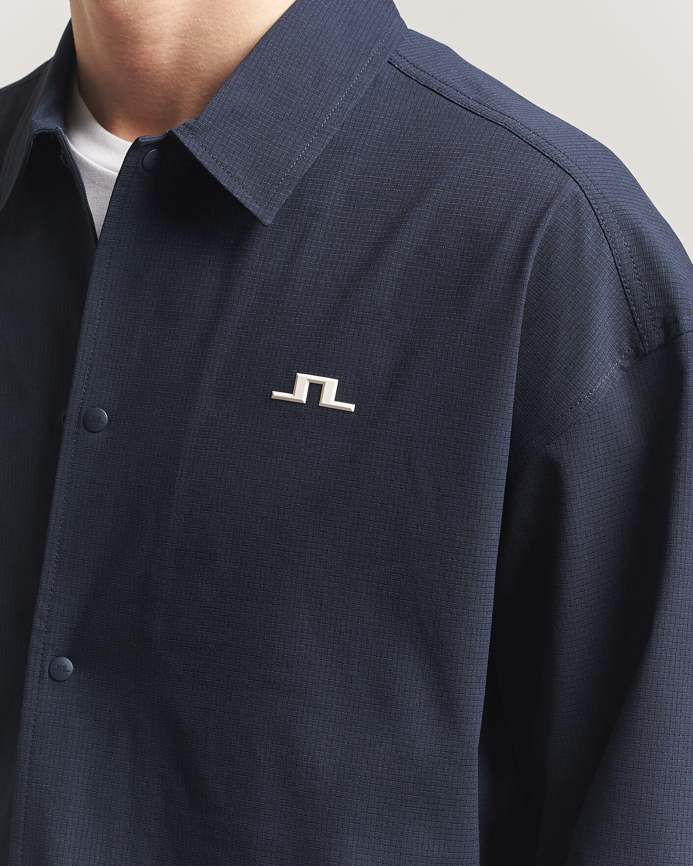 Homme | Chemises | J.Lindeberg | Dex Coach Overshirt JL Navy