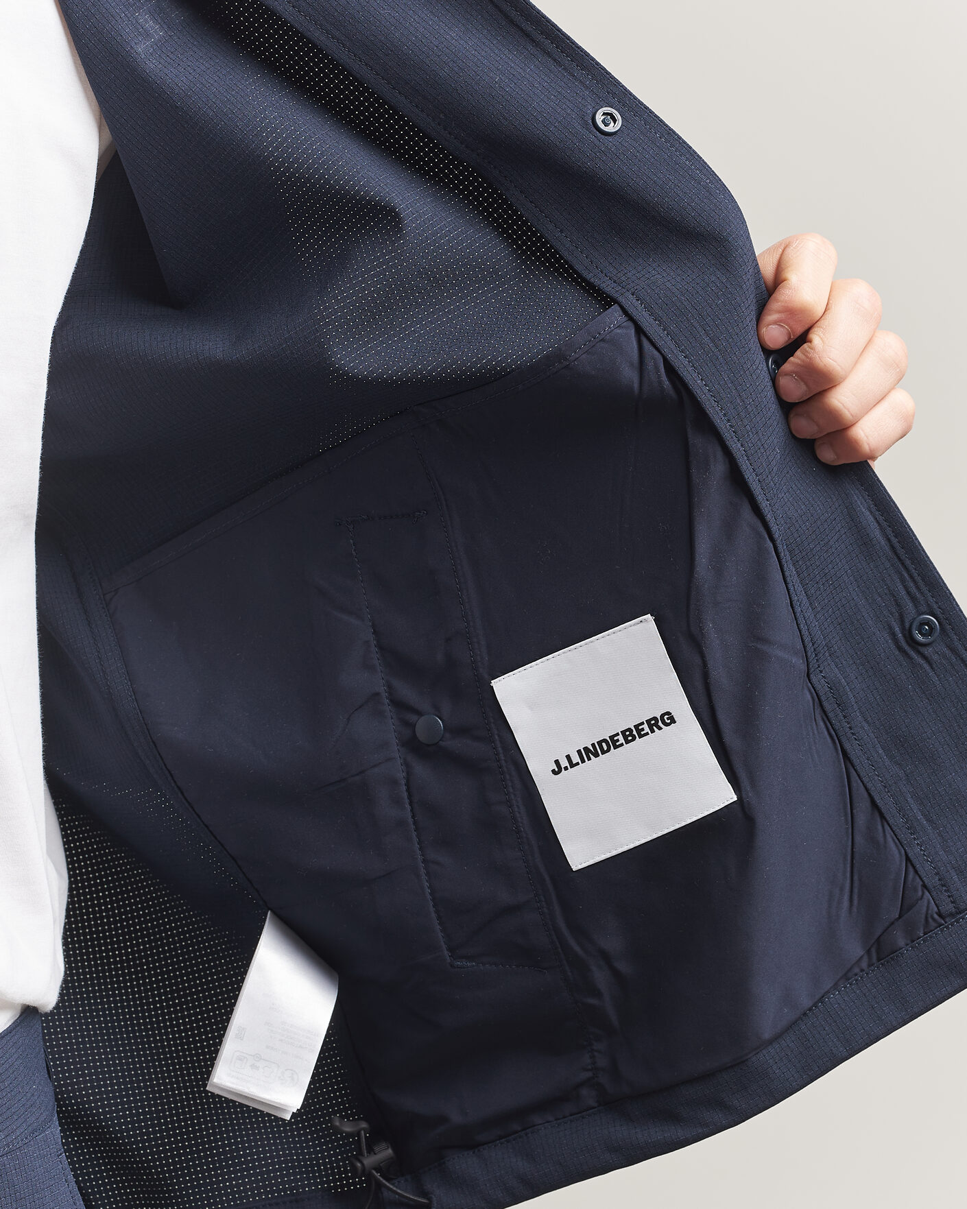 Homme | Chemises | J.Lindeberg | Dex Coach Overshirt JL Navy