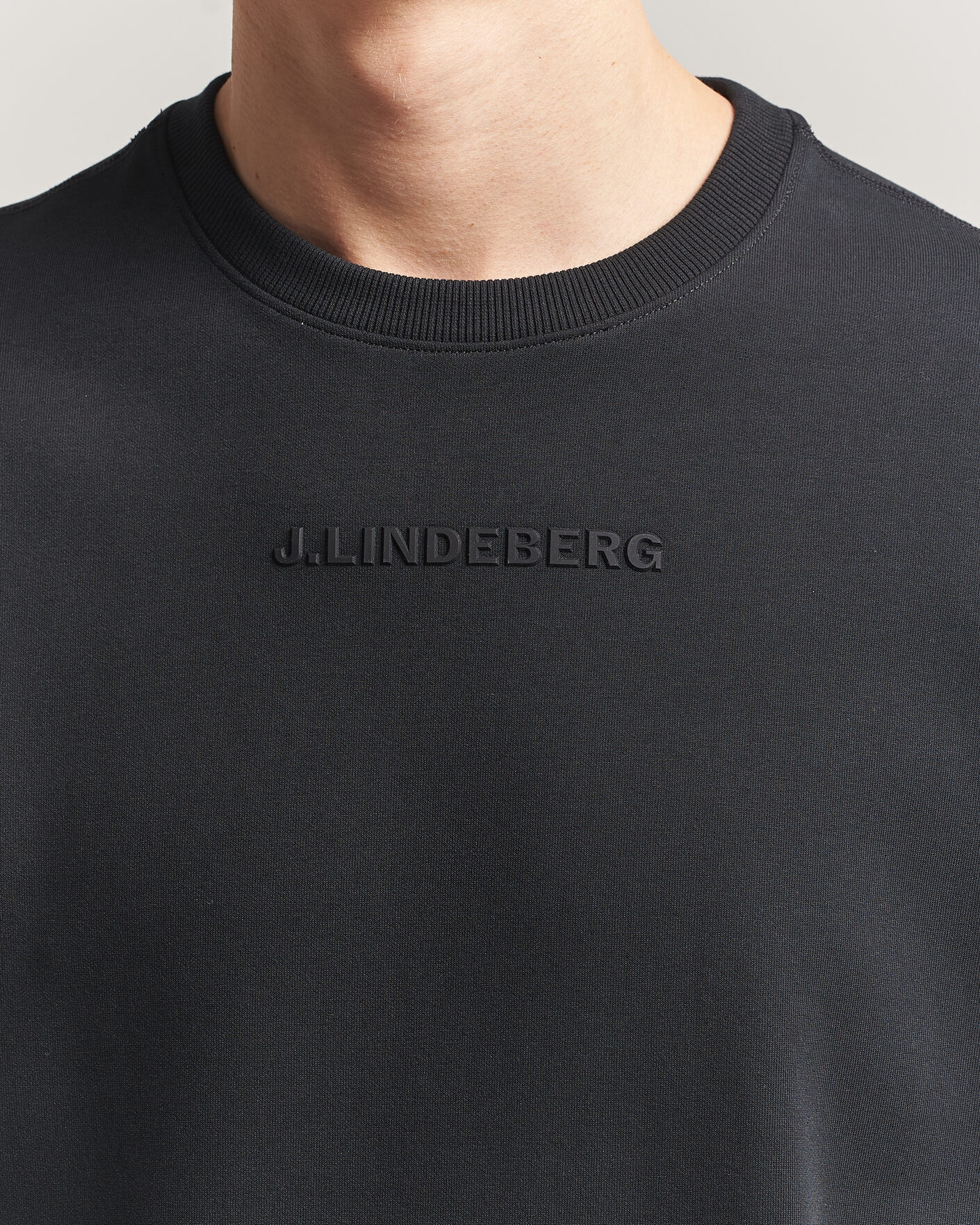 Homme | Pulls Et Tricots | J.Lindeberg | Club Crew Neck Black