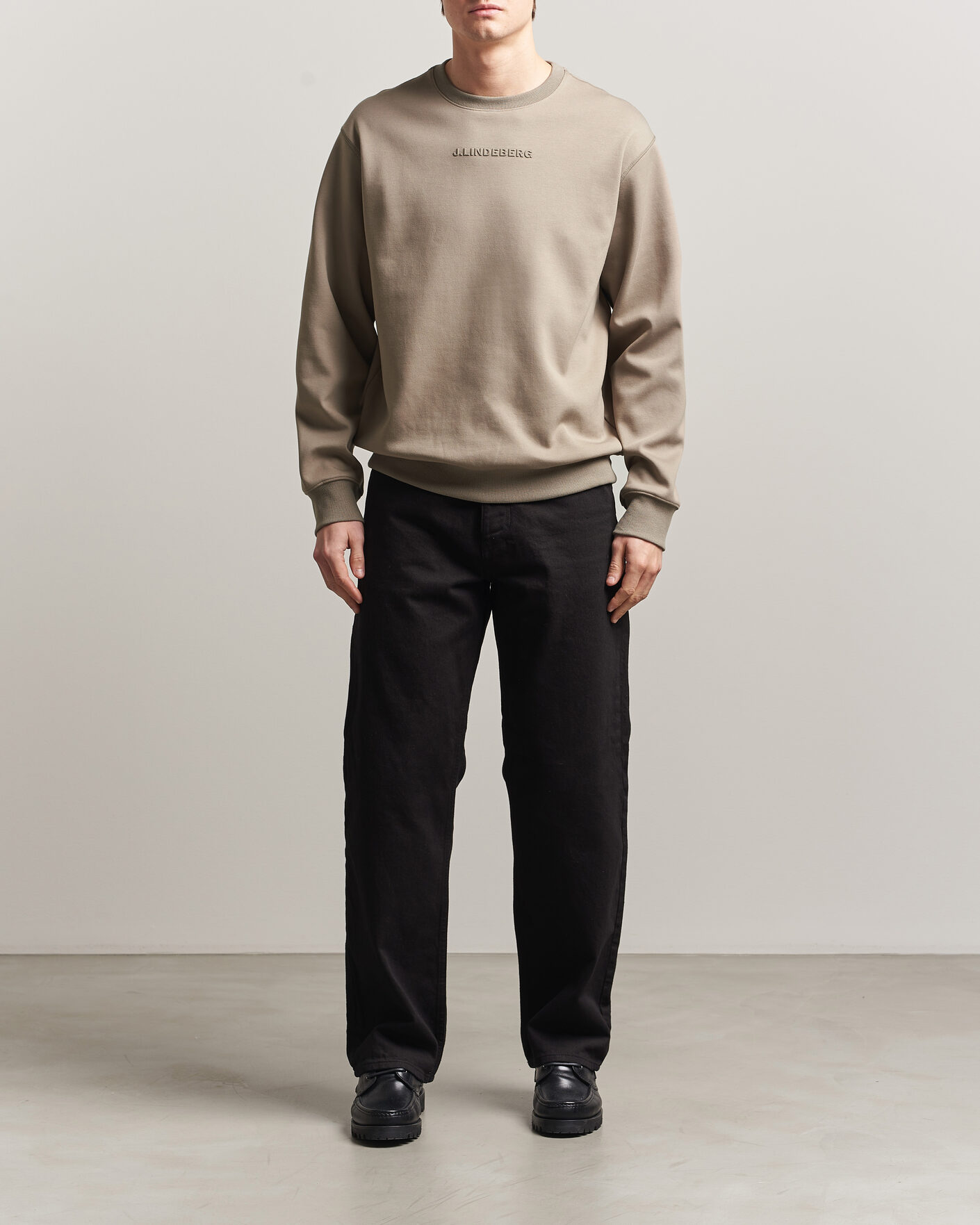 Homme | Pulls Et Tricots | J.Lindeberg | Club Crew Neck Brindle