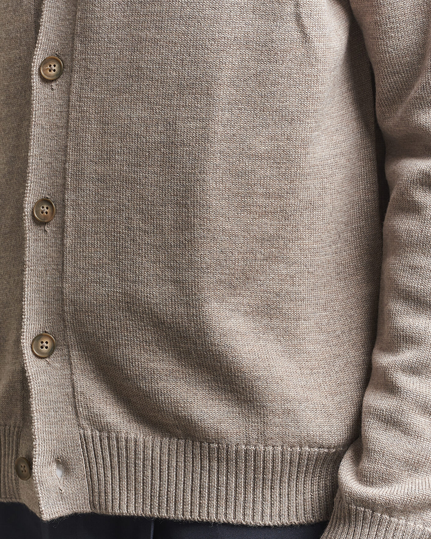 Homme | Pulls Et Tricots | J.Lindeberg | Jared Merino Cardigan Brindle Melange