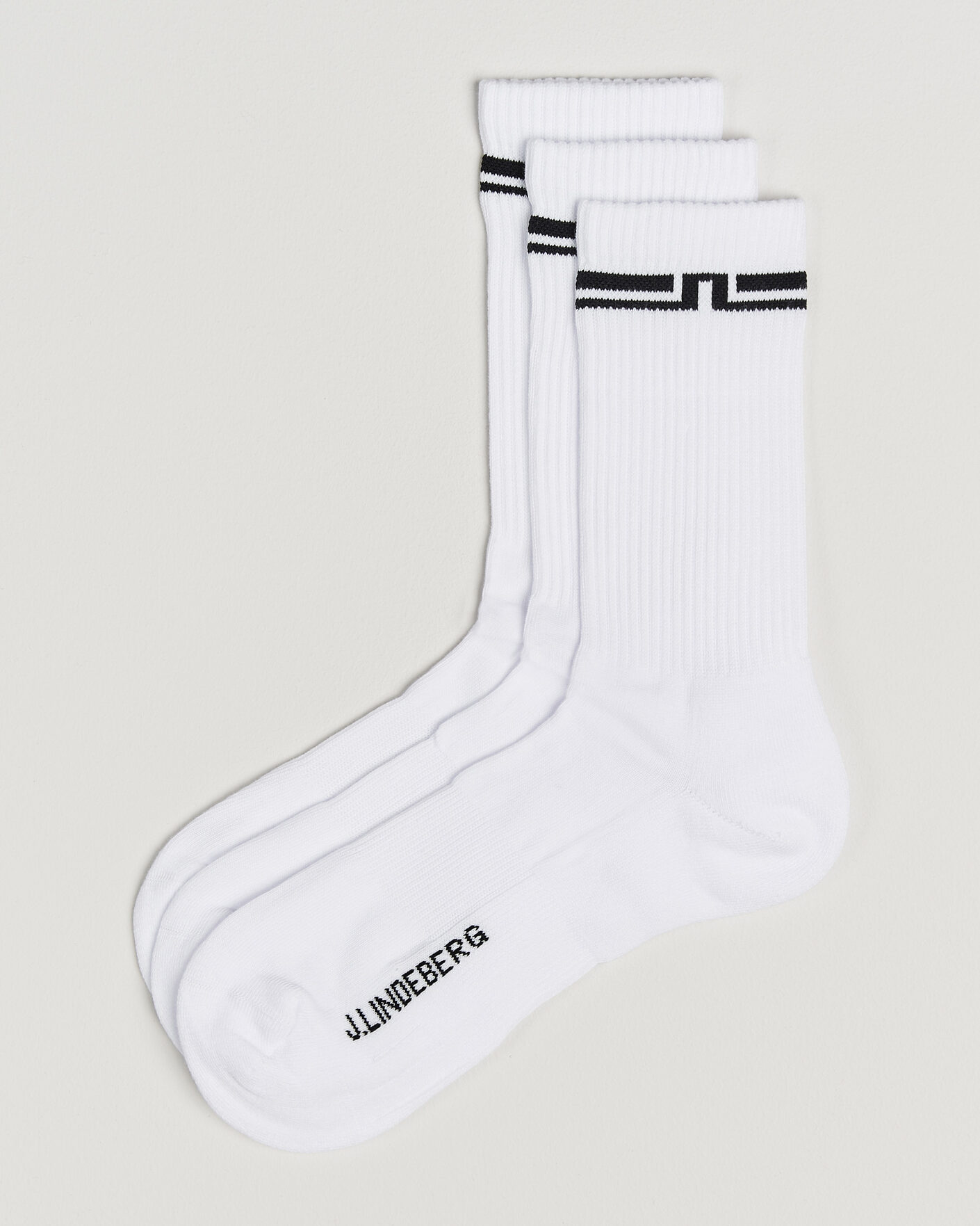 Homme | Sous-Vêtements Et Chaussettes | J.Lindeberg | Johnson 3-Pack Socks White