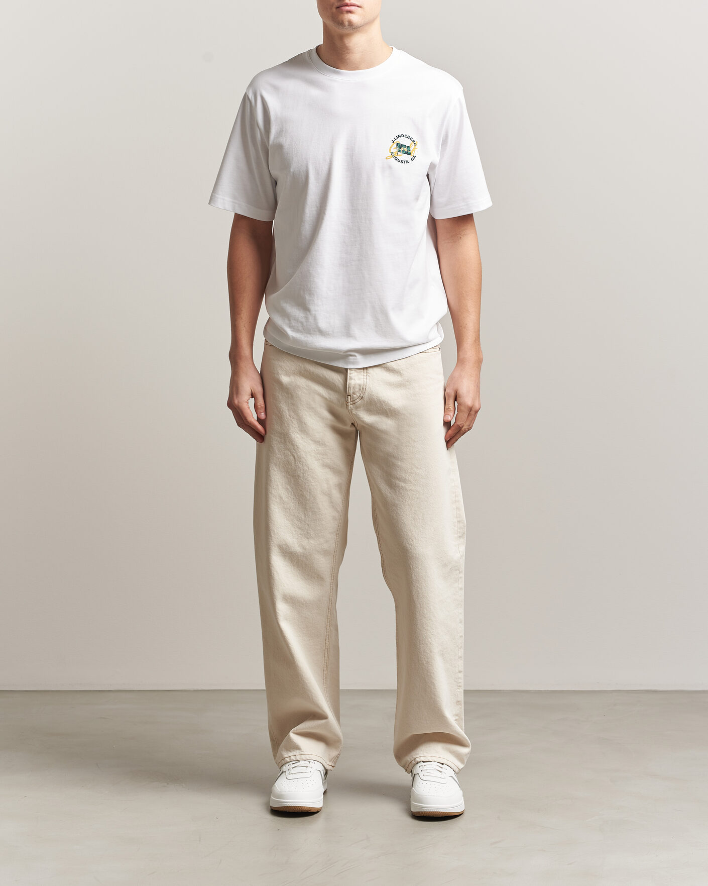 Homme | T-shirts | J.Lindeberg | Parcie Masters Tour T-Shirt White