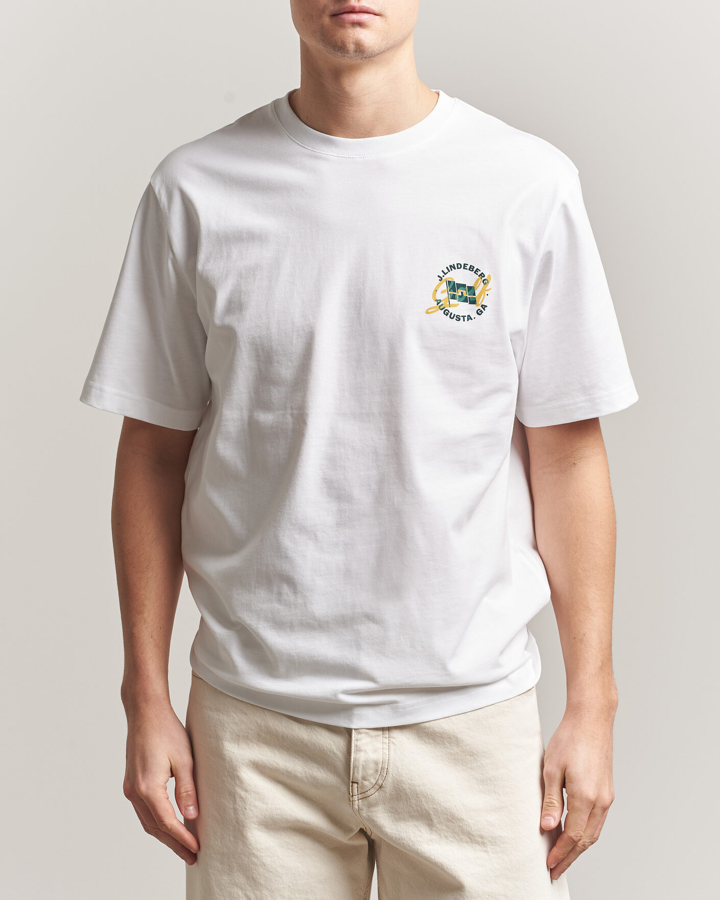 Homme | T-shirts | J.Lindeberg | Parcie Masters Tour T-Shirt White