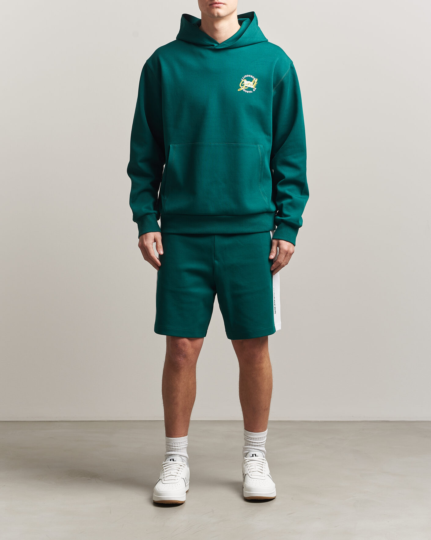 Homme | Shorts | J.Lindeberg | Gusta Tour Sweatshorts Forest Biome