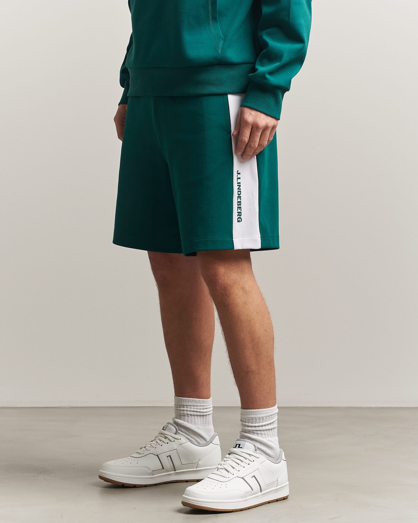 Homme | Shorts | J.Lindeberg | Gusta Masters Tour Sweatshorts Forest Biome