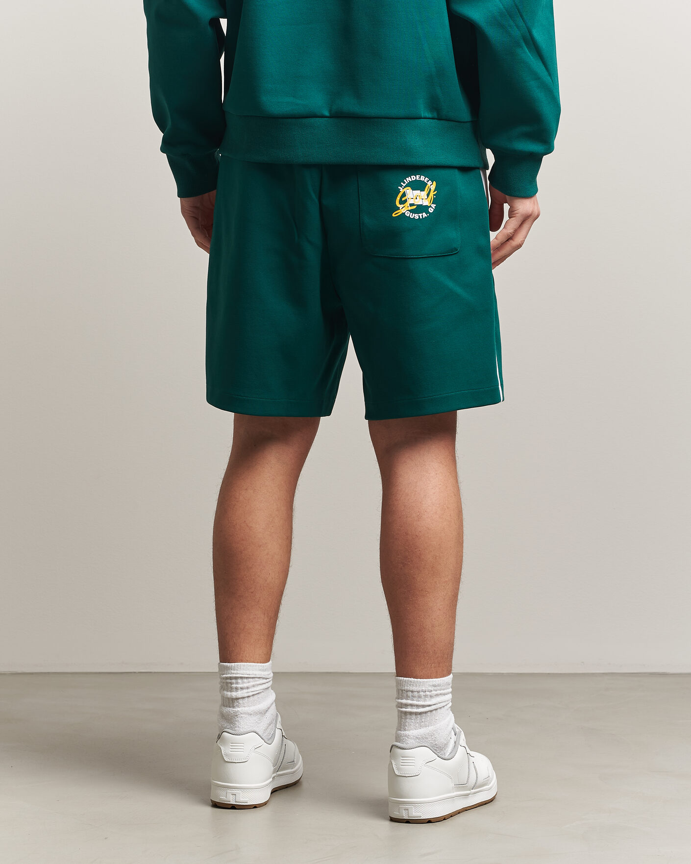 Homme | Shorts | J.Lindeberg | Gusta Masters Tour Sweatshorts Forest Biome