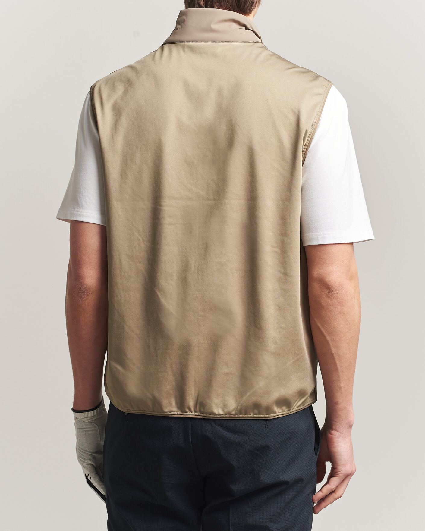 Homme | Gilets | J.Lindeberg | Timor Hybrid Vest Brindle