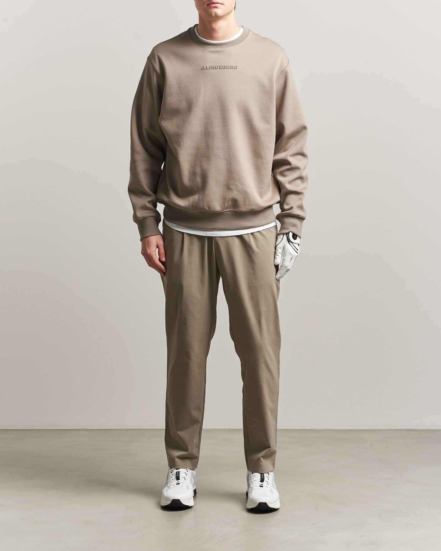 Homme | Pantalons | J.Lindeberg | Harris Drawstring Pants Brindle