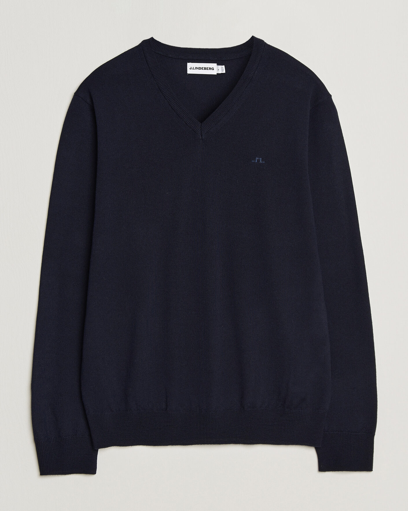 Homme | Pulls Et Tricots | J.Lindeberg | Lymann Merino V-Neck Pullover JL Navy