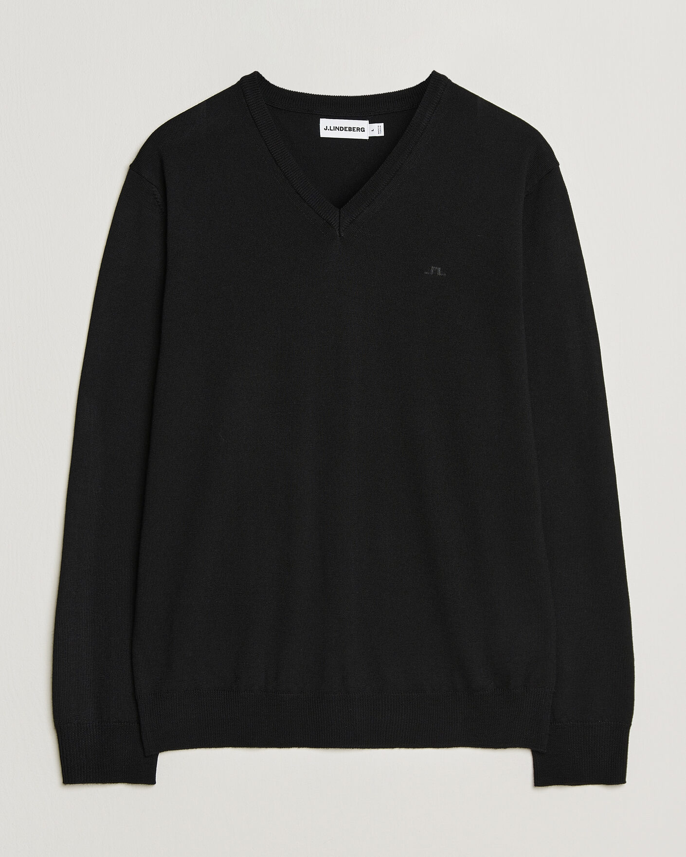 Homme | Pulls Et Tricots | J.Lindeberg | Lymann Merino V-Neck Pullover Black