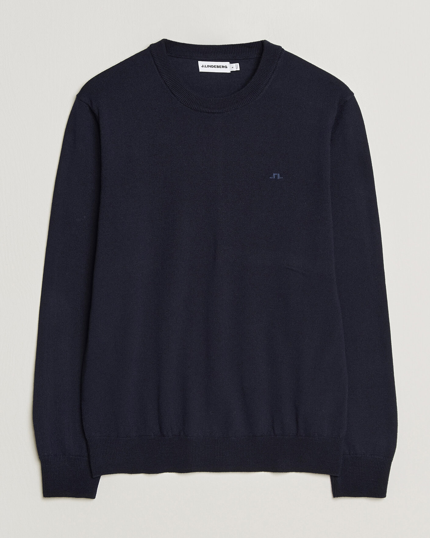 Homme | Pulls Et Tricots | J.Lindeberg | Keane Merino Crew Neck Pullover JL Navy