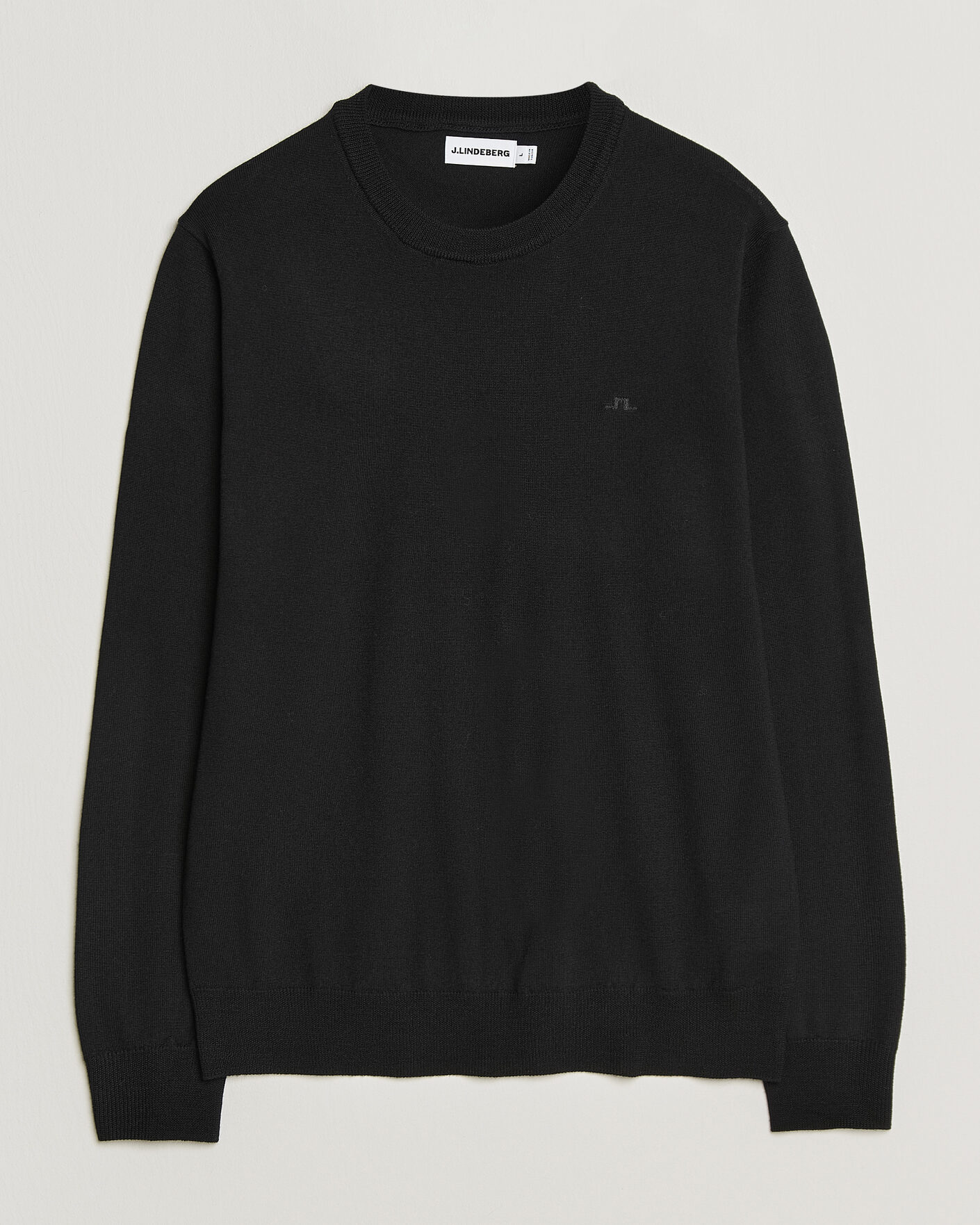 Homme | Pulls Et Tricots | J.Lindeberg | Keane Merino Crew Neck Pullover Black