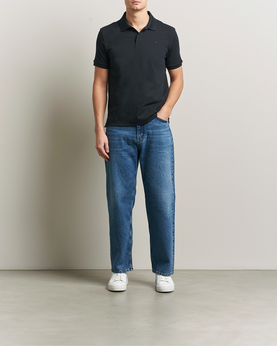 Homme | Polos | J.Lindeberg | Verse Polo Black