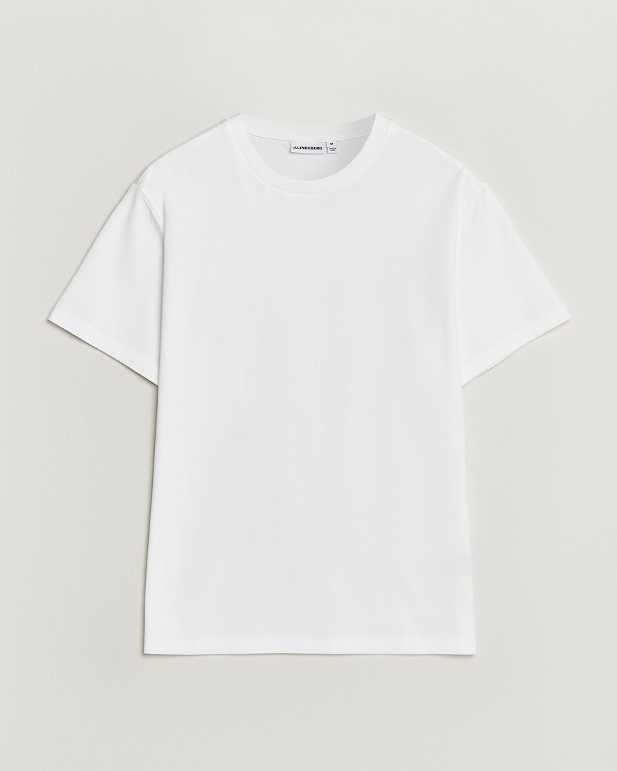 Homme | T-shirts | J.Lindeberg | Sid Basic T-Shirt White