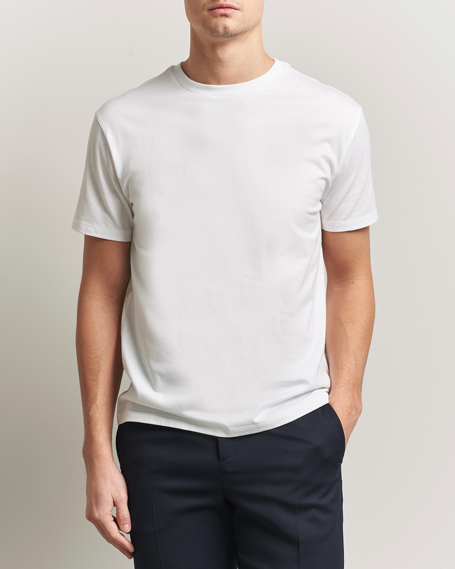 Homme | T-shirts | J.Lindeberg | Sid Basic T-Shirt White