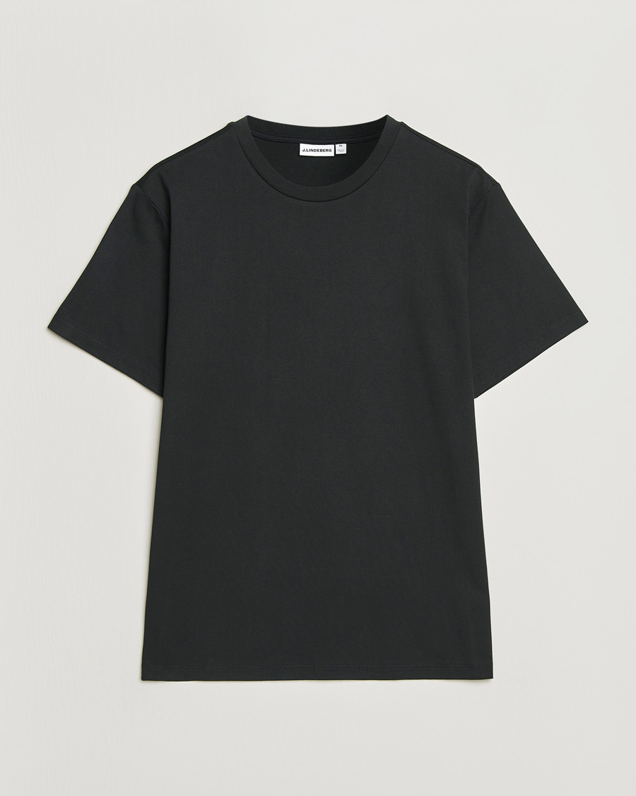 Homme | T-shirts | J.Lindeberg | Sid Basic T-Shirt Black