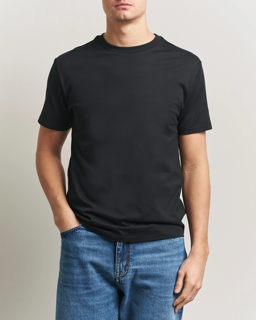 Homme | T-shirts | J.Lindeberg | Sid Basic T-Shirt Black