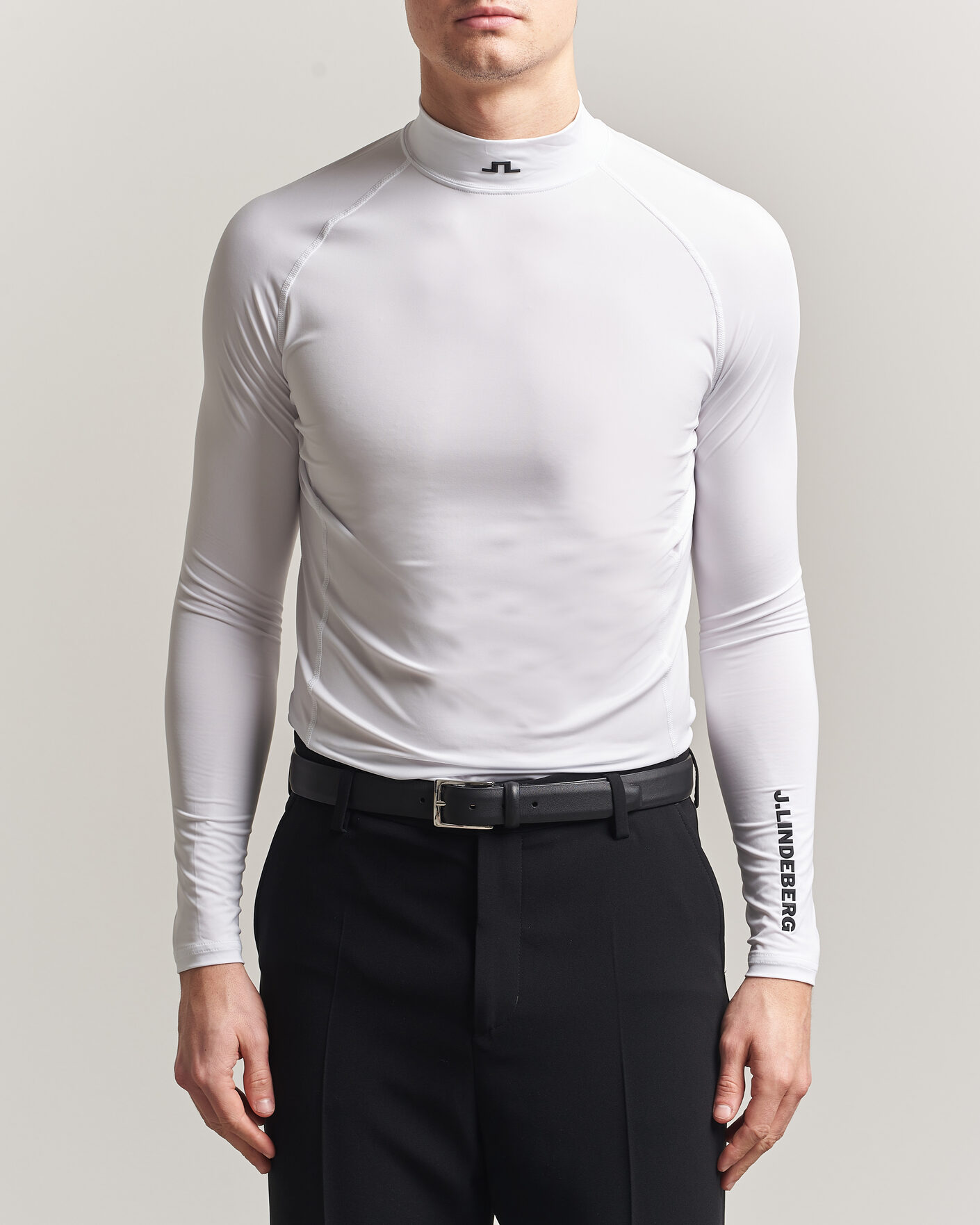 Homme | T-shirts | J.Lindeberg | Ello Compression T-Shirt White