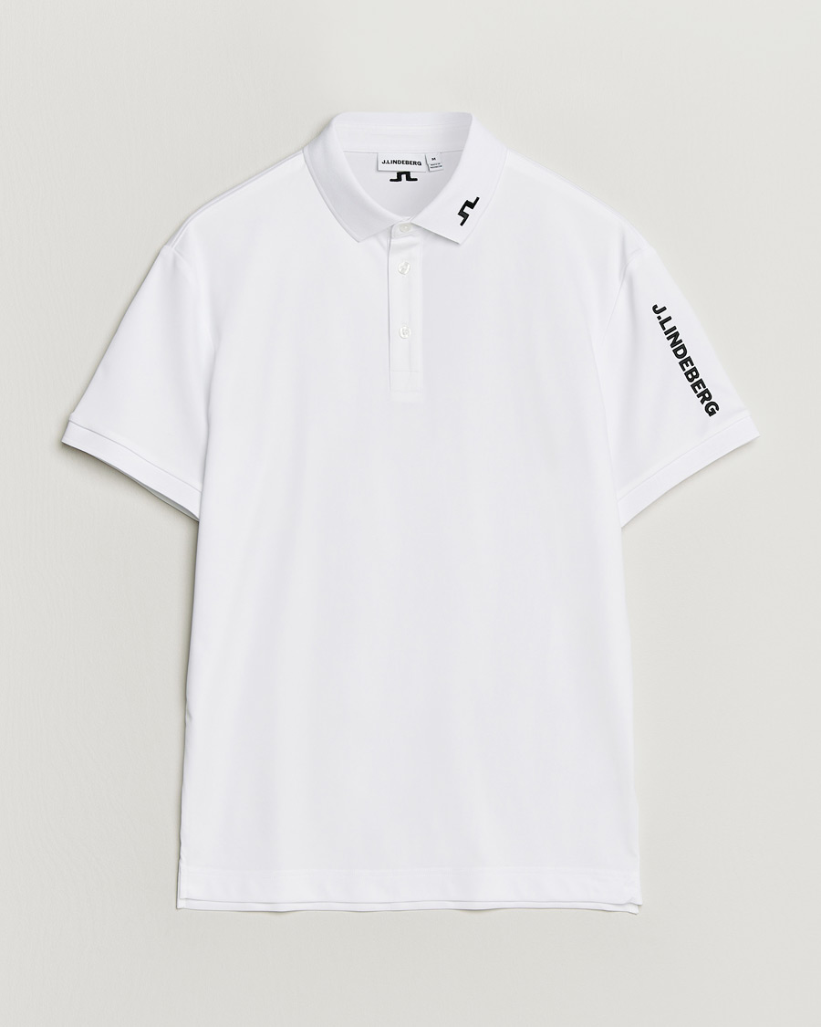 Homme | Polos | J.Lindeberg | Tour Tech Polo White