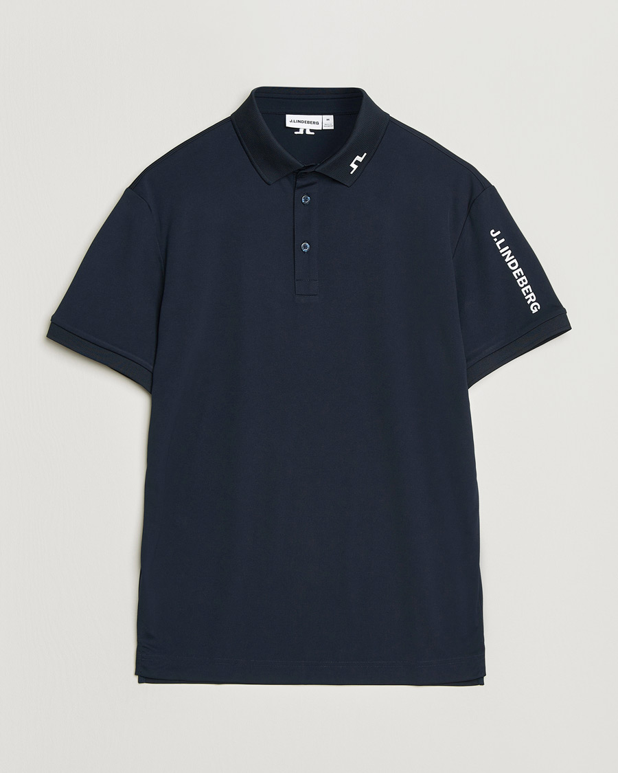 Homme | Polos | J.Lindeberg | Tour Tech Polo JL Navy