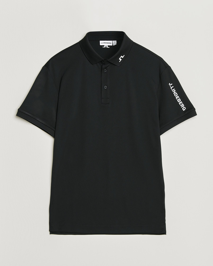 Homme | Polos | J.Lindeberg | Tour Tech Polo Black