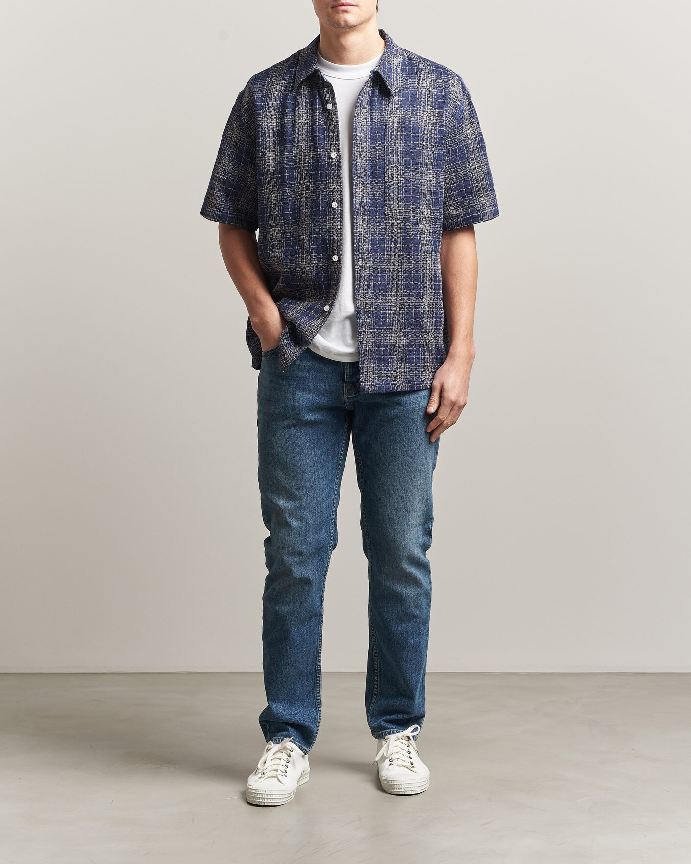 Homme | Pantalons | Nudie Jeans | Solid Ollie Jeans Blue Blur
