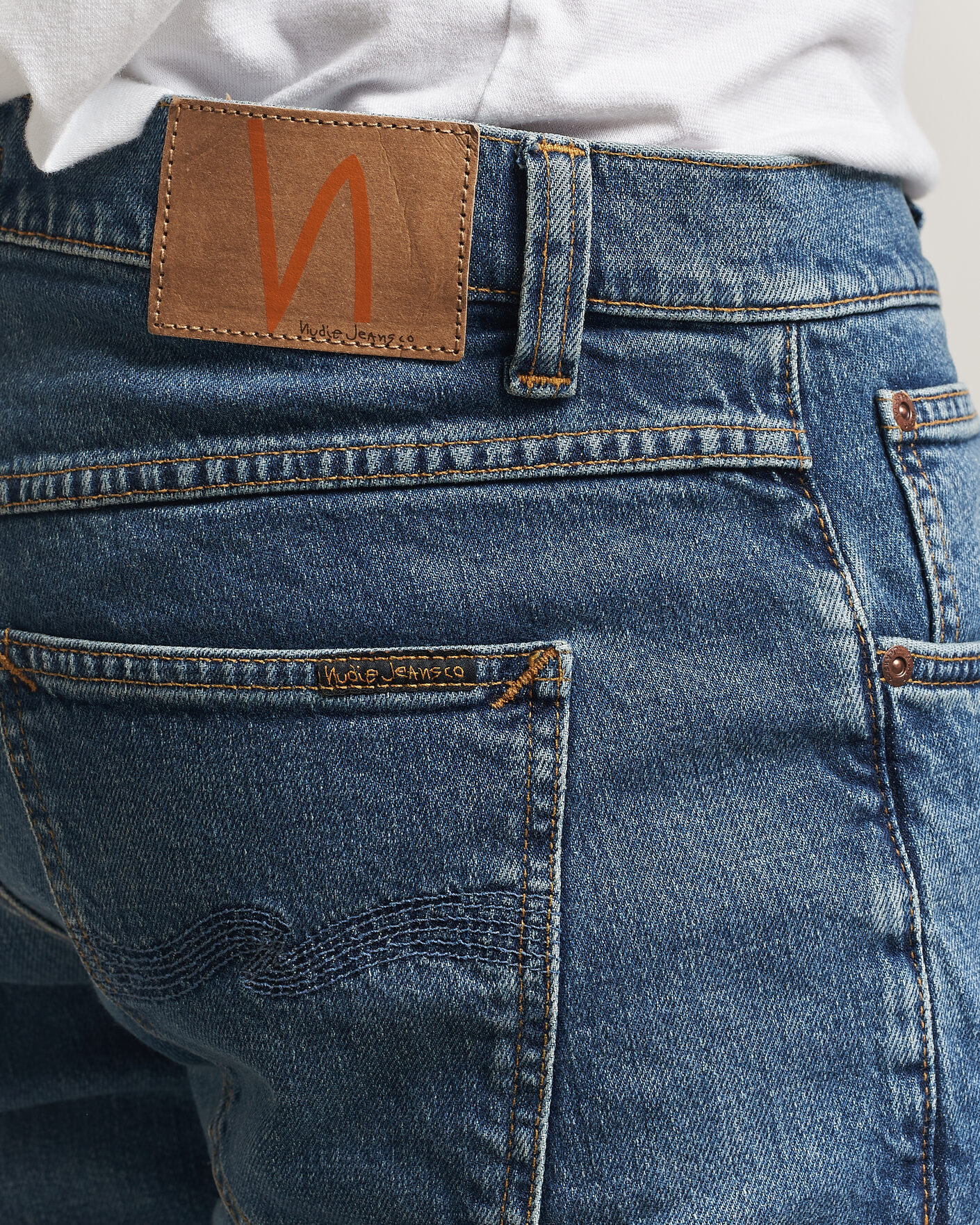 Homme | Jeans | Nudie Jeans | Solid Ollie Jeans Blue Blur