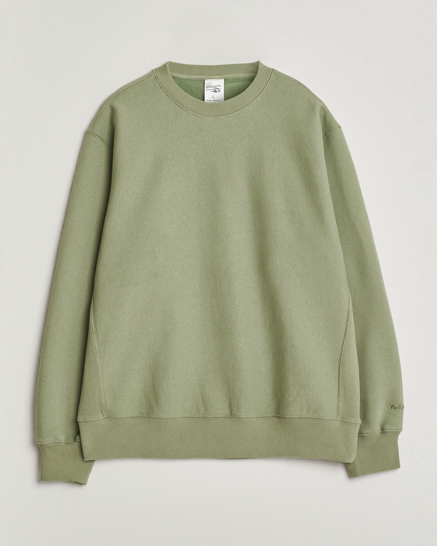 Homme | Pulls Et Tricots | Nudie Jeans | Hasse Crew Neck Sweatshirt Green