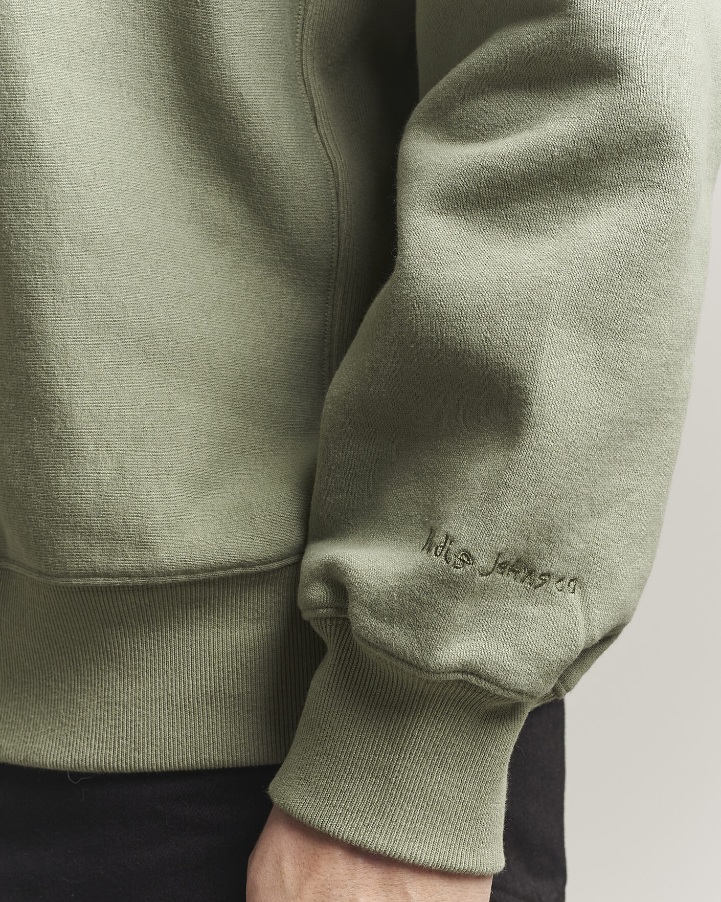 Homme | Pulls Et Tricots | Nudie Jeans | Hasse Crew Neck Sweatshirt Green