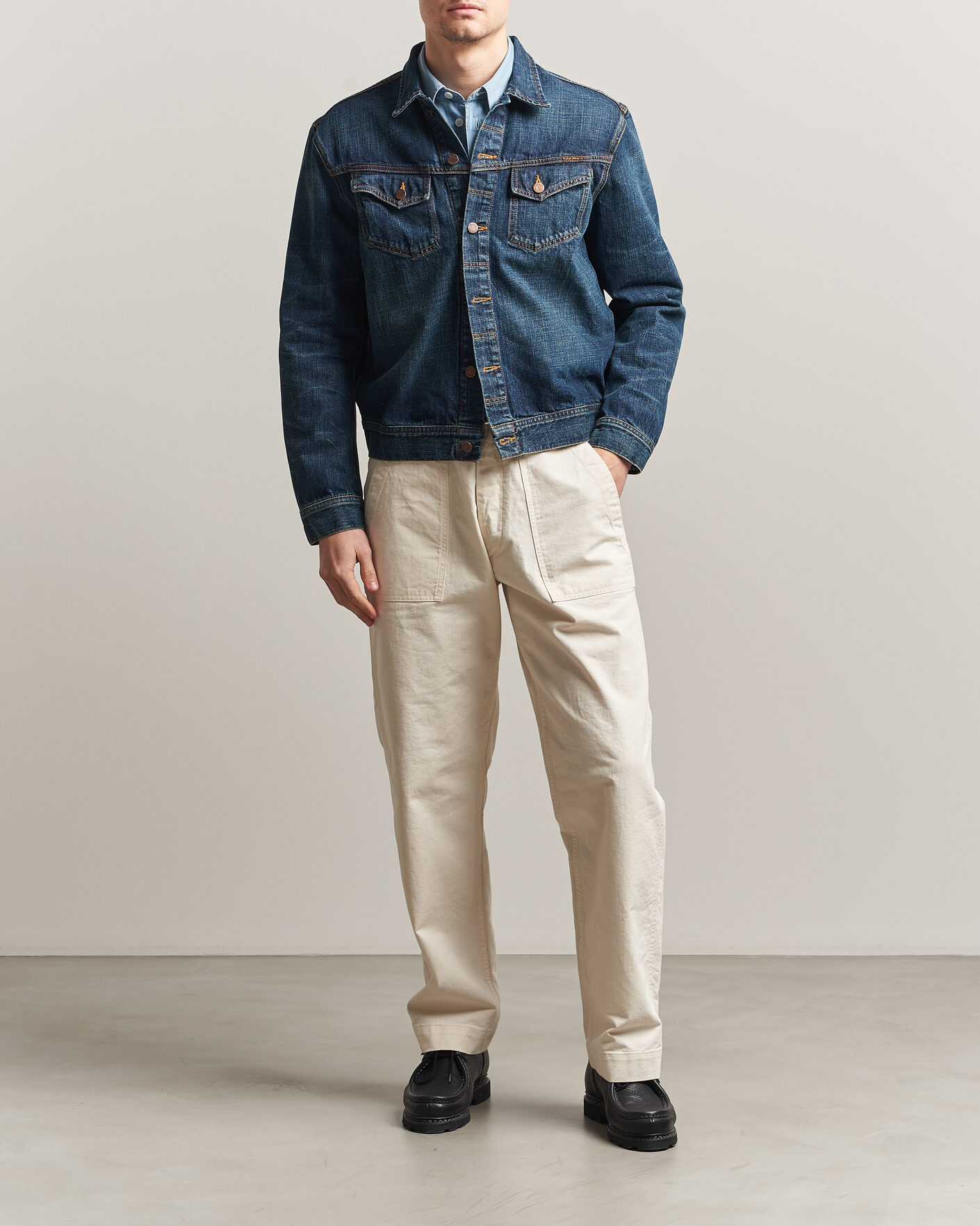 Homme | Manteaux Et Vestes | Nudie Jeans | Conny Denim Jacket Heavy Used